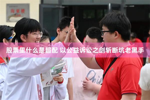 股票里什么是超配 以公益诉讼之剑斩断坑老黑手