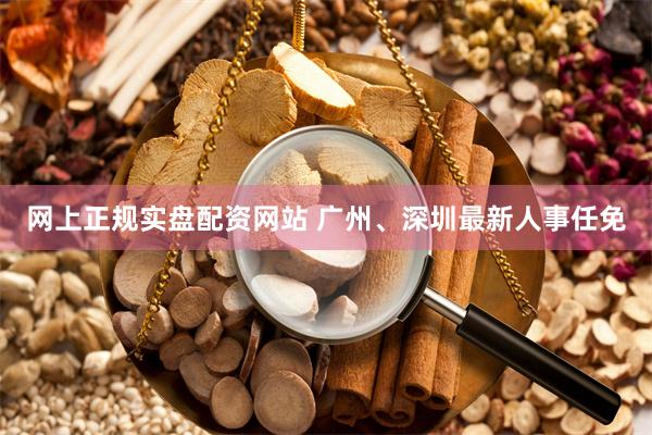 网上正规实盘配资网站 广州、深圳最新人事任免