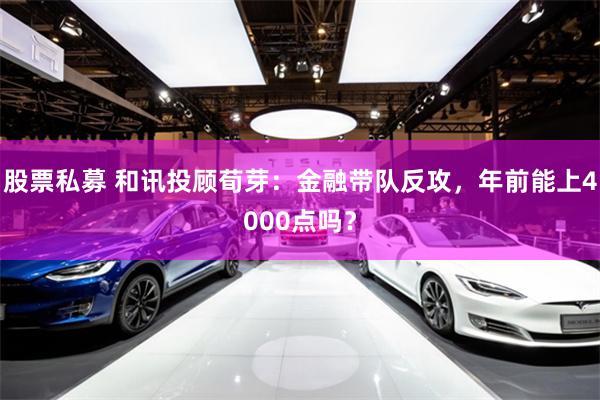 股票私募 和讯投顾荀芽：金融带队反攻，年前能上4000点吗？