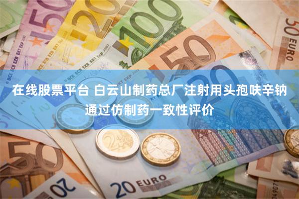 在线股票平台 白云山制药总厂注射用头孢呋辛钠通过仿制药一致性评价