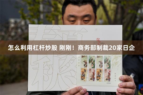 怎么利用杠杆炒股 刚刚！商务部制裁20家日企