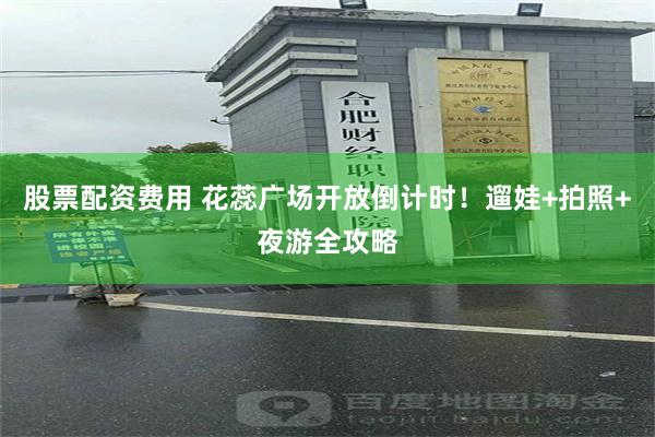 股票配资费用 花蕊广场开放倒计时！遛娃+拍照+夜游全攻略