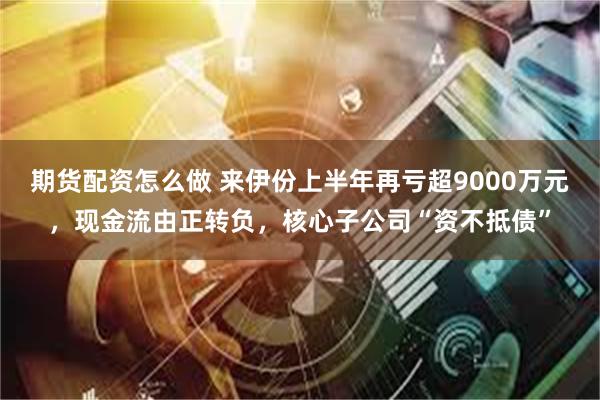 期货配资怎么做 来伊份上半年再亏超9000万元，现金流由正转负，核心子公司“资不抵债”