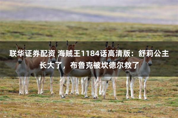 联华证券配资 海贼王1184话高清版:舒莉公主长大了,布鲁克被坎德尔救了